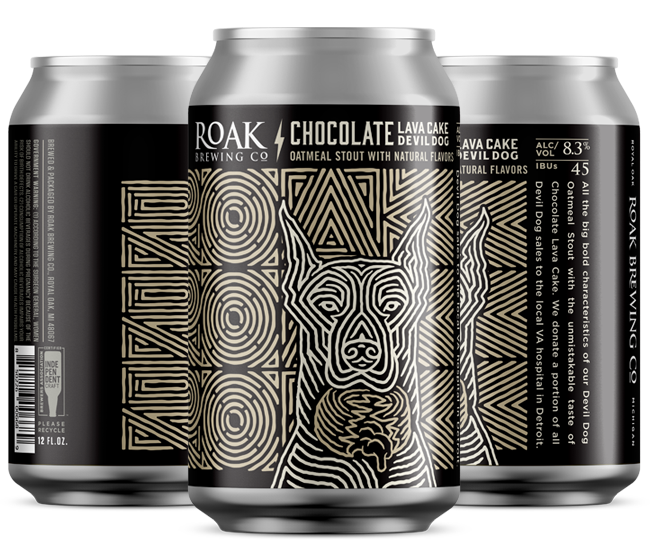 Chocolate lava cake devil dog