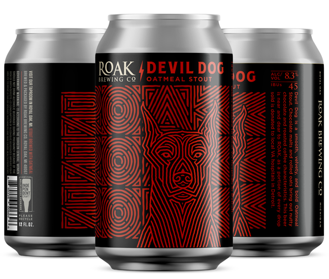 Oatmeal stout devil dog